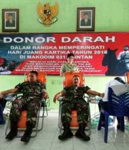 Hari Juang Kartika, Kodim 0315 Bintan Gelar Kegiatan Sosial.