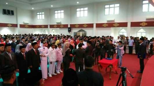 Walikota Tanjungpinang Lantik 467 Pejabat Eselon III dan IV.