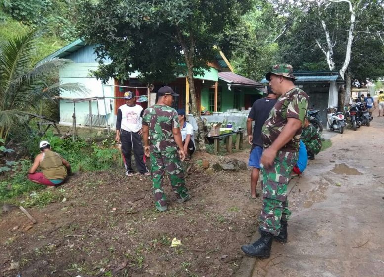 Koramil 07 Tambelan juga melakukan Karya Bakti membersihkan jalan, tempat ibadah, dan menggalang dana bantuan untuk korban gempa di Donggala, Palu, Sulawesi Tengah.