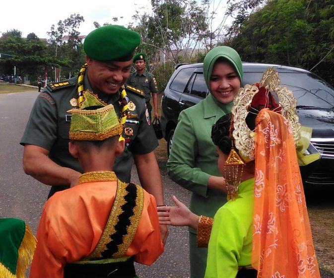 Calon Dandim 0318 Natuna, Letkol Czi. Ferry Kriswardana, tiba di Makodim Natuna.