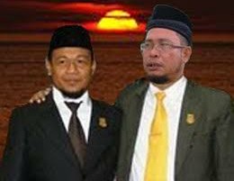 Hadi Candra bersama Mantan Bupati Natuna Daeng Rusnadi