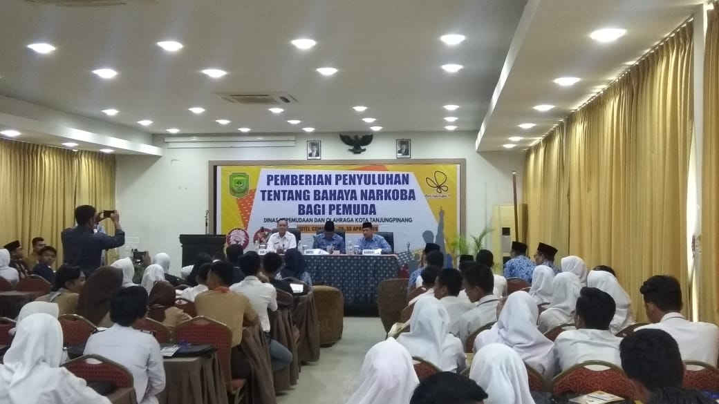 Dispora Tanjungpinang Gelar Penyuluhan Bahaya Narkoba.