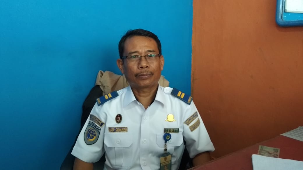 Kepala Pos Pelabuhan Sri Bintan Pura (SBP) Tanjungpinang Kepulauan Riau Asep Gunawan.