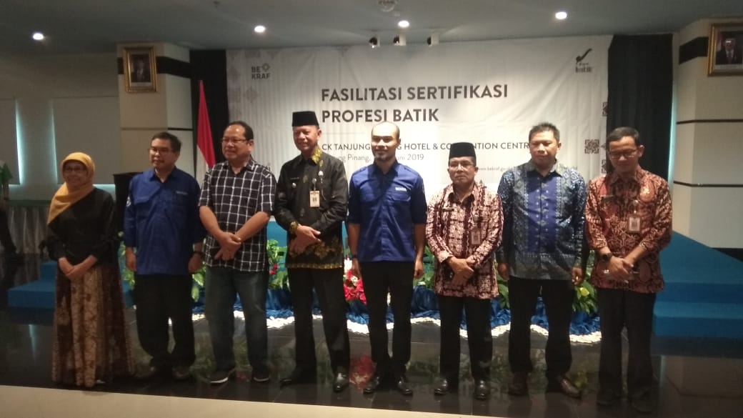 Bekraf Laksanakan Sertifikasi Profesi Batik di Tanjungpinang.