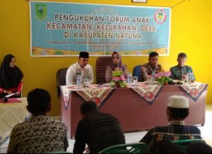 Arahan Kadis Sosial PPPA Natuna, Hj. Kartina Riauwita.