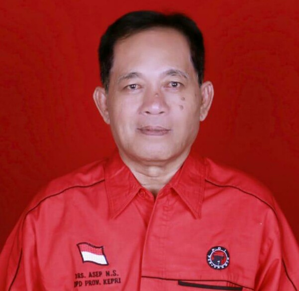 Sekretaris DPC PDIP Kota Tanjungpinang Asep Suryana.