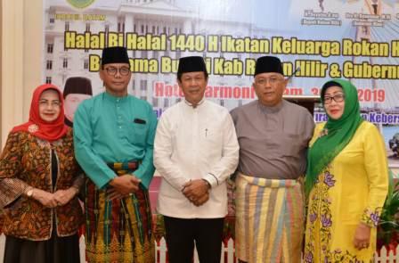 Halal Bihalal Plt.Gubernur Kepri Isdianto dengan warga Rohil di Batam