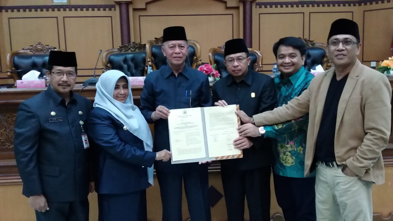 DPRD Sahkan APBD Perubahan Tanjungpinang 2019 Rp1,1 Triliun, Sabtu (31/8). 