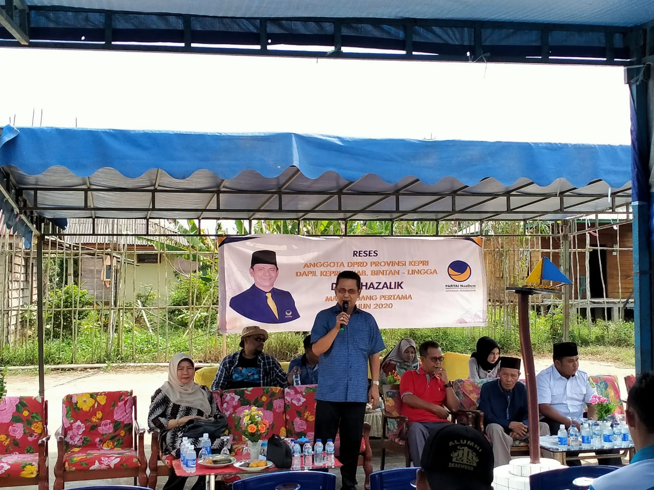 Anggota DPRD Kepri Tatap Muka Bersama Masyarakat Lingga.