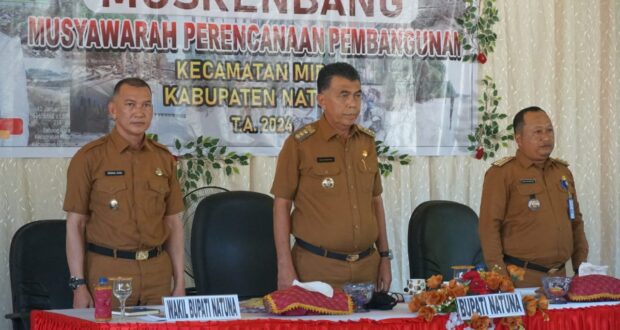 Buka Musrenbang Kecamatan Midai Bupati Natuna Ajak Imbangi Pembanguan