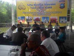 Kapolres Tanjungpinang Coffee Morning Bersama Tokoh Lintas agama