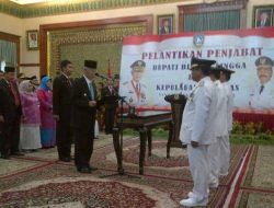 Gubernur Lantik Tiga Pejabat Eselon II Pemprov Kepri Menjadi Plt Bupati