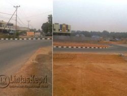 Jalan Menuju Bandara RHF Tanpa Rambu dan Penerangan