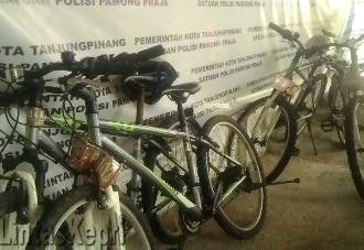 Sepeda Operasional Satpol PP Tanjungpinang nyaris Jadi Besi Tua
