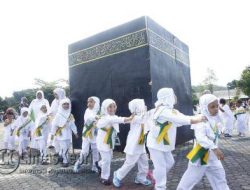 Sebanyak 1.141 Anak dari 23 Raudatul Athfal mengikuti Manasik Haji Cilik