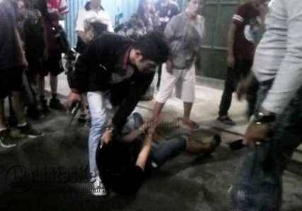 Pemuda yang diduga pengguna Narkoba dibekuk tim Buser Narkoba Polres Tanjungpinang, di jalan Potong Lembu Pelantar Indah Baru, (14/10).