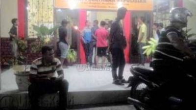 Para ABG saat berada di Polsek Tanjungpinang Barat