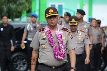 Kapolda Kepri, Brigjen Pol Sam Budigusdian saat mengunjungi Polres Tanjungpinang