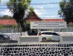 Kanwil BPN Kepri Tutup Diri Terkait Sengketa Tanah