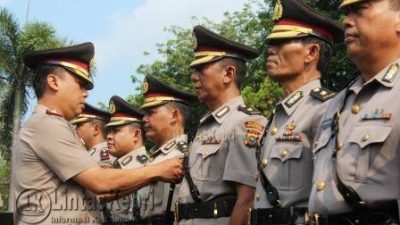 Kapolres Tanjungpinang Pimpin Sertijab 5 Perwira