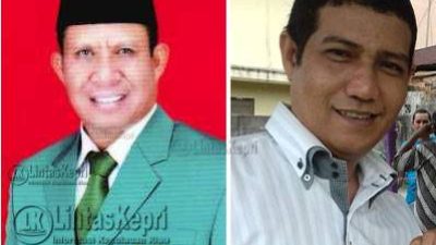 Ketua DPW PPP Provinsi Kepri, Saraffudin Haluan (Kiri) dan Ketua DPC PPP Kota Tanjungpinang, Saiful (Kanan).