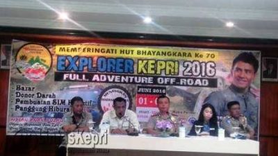 Peringati HUT Bhayangkara Ke 70, Polda Kepri Gelar Event Offroad