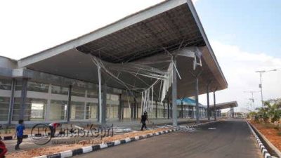 Belum Beroperasi Pelabuhan Dompak Ambruk