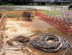 Pemancar TV Kepri Disambar Petir, Biaya Perawatan Tower Terus Berjalan