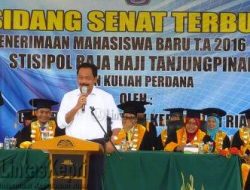 Mospek STISIPOL Dihadiri Gubernur Kepri