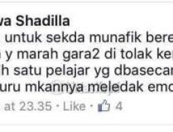 Dipastikan Malam Ini Sekda Tanjungpinang Laporkan Akun Shalwa Shadilla ke Polisi