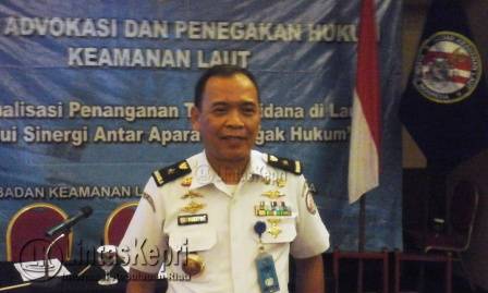 Direktur Hukum Bakamla RI Laksma TNI Yuli Dharmawanto