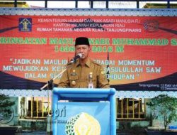 Warga Binaan Rutan Tanjungpinang Peringati Maulid Nabi