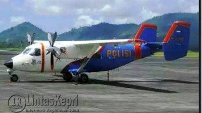 Pesawat Polisi Dikabarkan Jatuh di Perairan Lingga