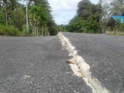 Kondisi jalan pada kamis sore (12/1)