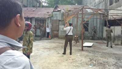 Belum Sempat Beroperasi Lapak Cingkoko di Bongkar