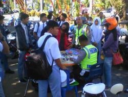 Puluhan Pelajar Tanjungpinang Terjaring Razia Kendaraan