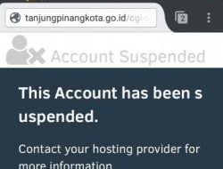 Website Pemko Tanjungpinang Tak Dapat Diakses, Masyarakat Kecewa