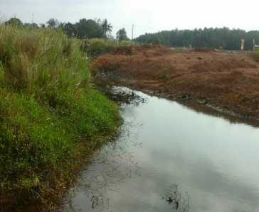 Foto awal mulanya pihak pengembang melakukan penimbunan dan pemotongan aliran Sungai Sudip.