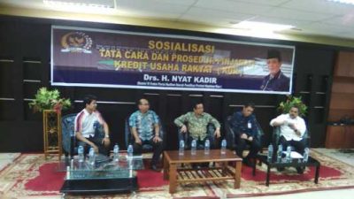 Sosialisasi Tata Cara dan Prosedur Pinjaman Kredit Usaha Rakyat (KUR).