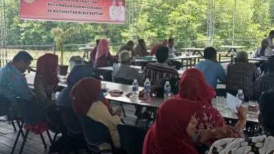 Camat Bukit Bestari Gelar Coffee Morning Bersama Forum RT RW