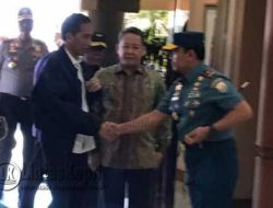 Danlantamal IV Sambut Kedatangan Presiden RI di Bandara Batam