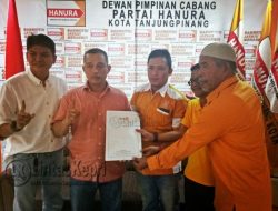 Andi Cori Fatahudin Daftar Calon Walikota Tanjungpinang Melalui Hanura