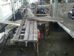Ambruk Dua Tahun, Jembatan Pelantar Asam di Tanjungpinang Belum Diperbaiki