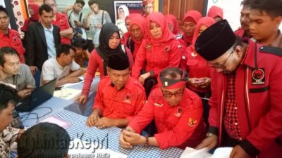 PDIP Daftar Ke KPU Tanjungpinang