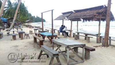 Diduga Gara-gara Bukit Kapur, Pantai Tanjung Sepi Pengunjung