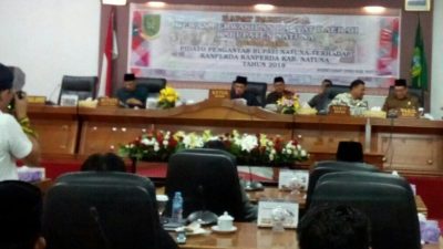 DPRD Natuna Terima 7 Ranperda dari Pemkab Natuna