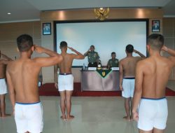 Danrem 033/WP Pimpin Sidang Parade CATA PAK TNI AD