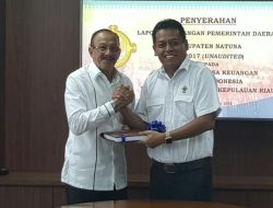 Bupati Natuna Serahkan LKPD Unaudited 2017 ke BPK RI Kepri