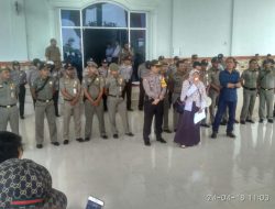 Satpol PP Tanjungpinang Kerahkan Anggota Jaga Unjuk Rasa di Kantor DPRD