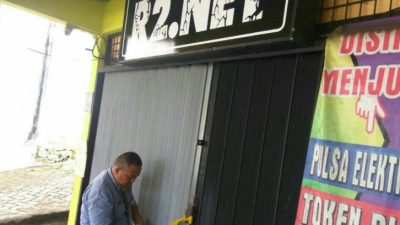 Satpol PP Tanjungpinang Segel R2NET